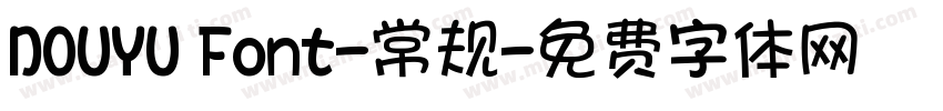 DOUYU Font-常规字体转换